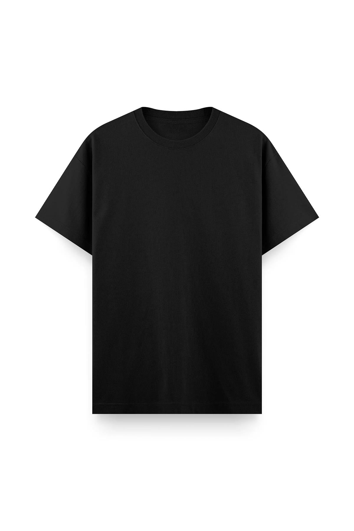 Retro Botanik Sırt Baskılı Çiçek Desenli Premium Kadın Oversize T-Shirt