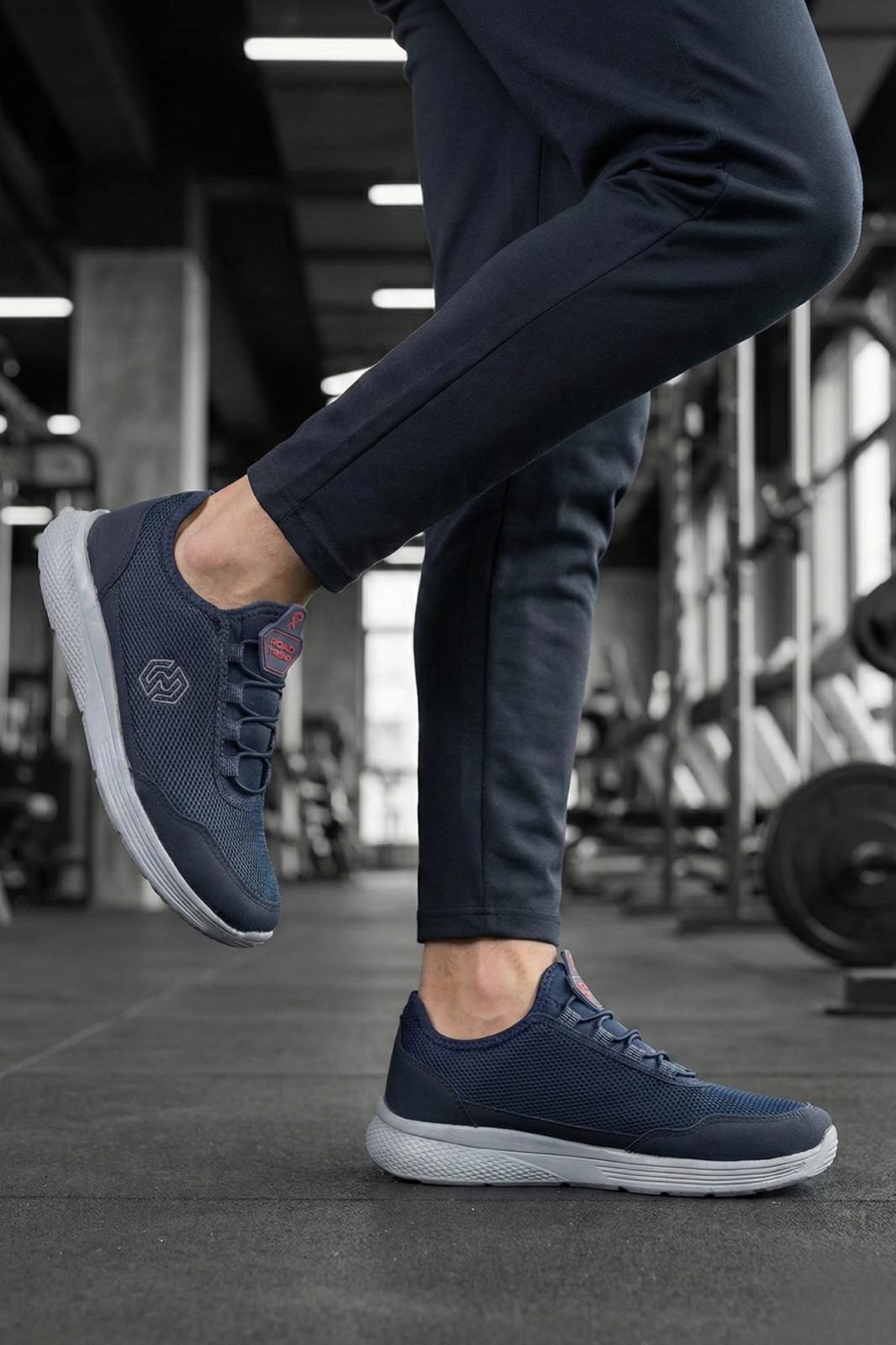 Roaf Lastik Bağcıklı Nefes Alabilen Hafif Rahat Taban Erkek Sneaker