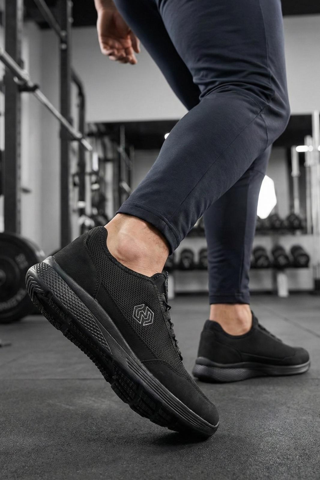 Roaf Lastik Bağcıklı Nefes Alabilen Hafif Rahat Taban Erkek Sneaker