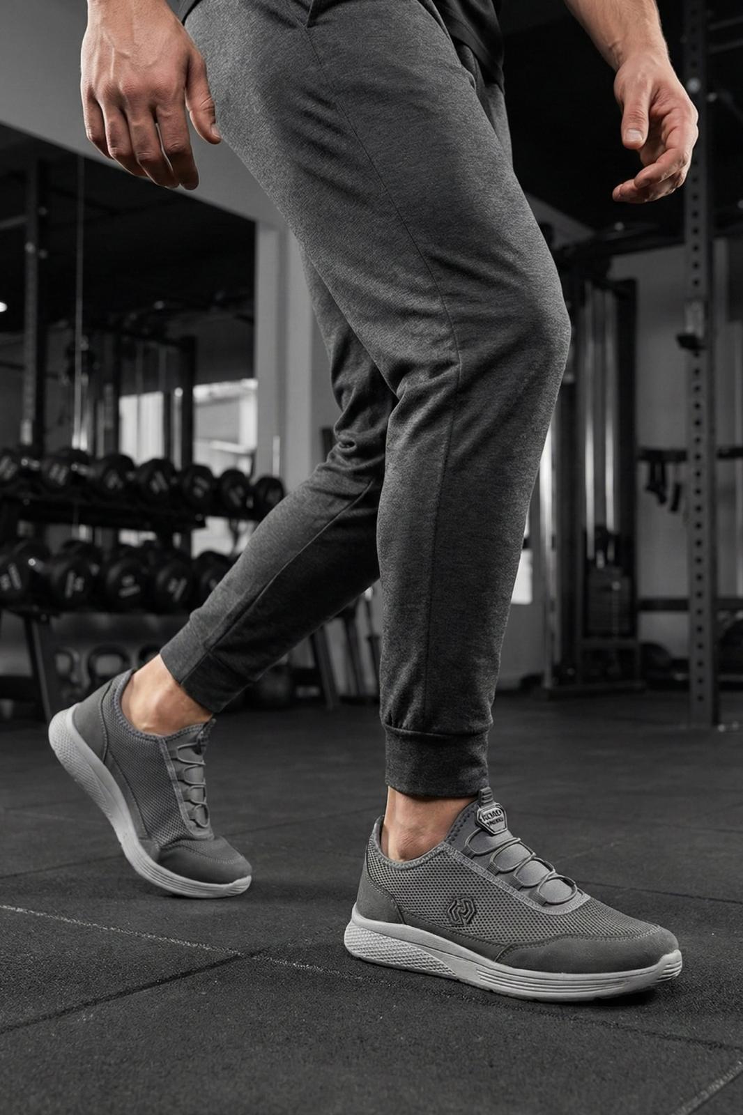 Roaf Lastik Bağcıklı Nefes Alabilen Hafif Rahat Taban Erkek Sneaker