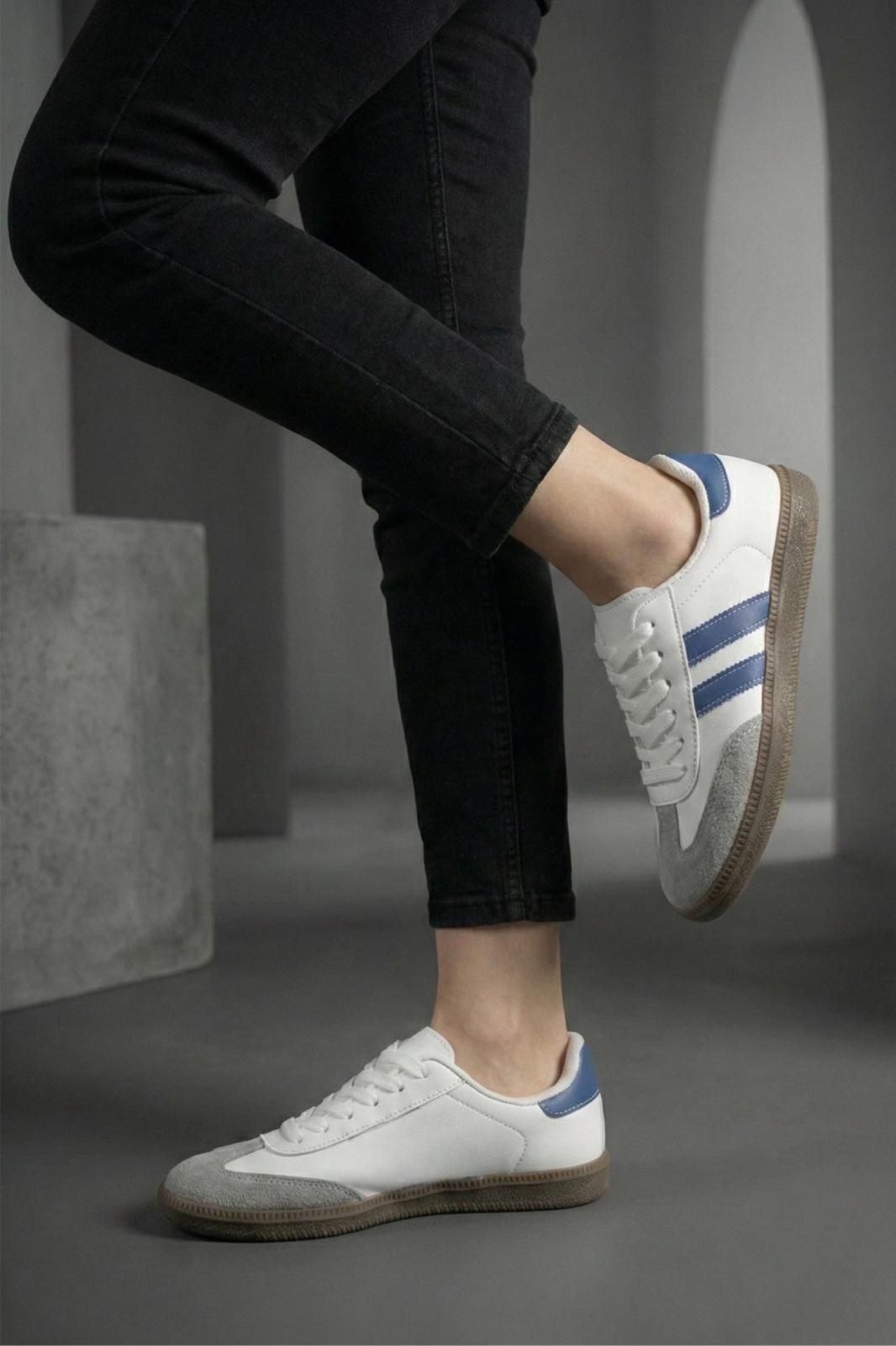 Sany Retro Hafif Rahat Taban Bağcıklı Kadın Sneaker