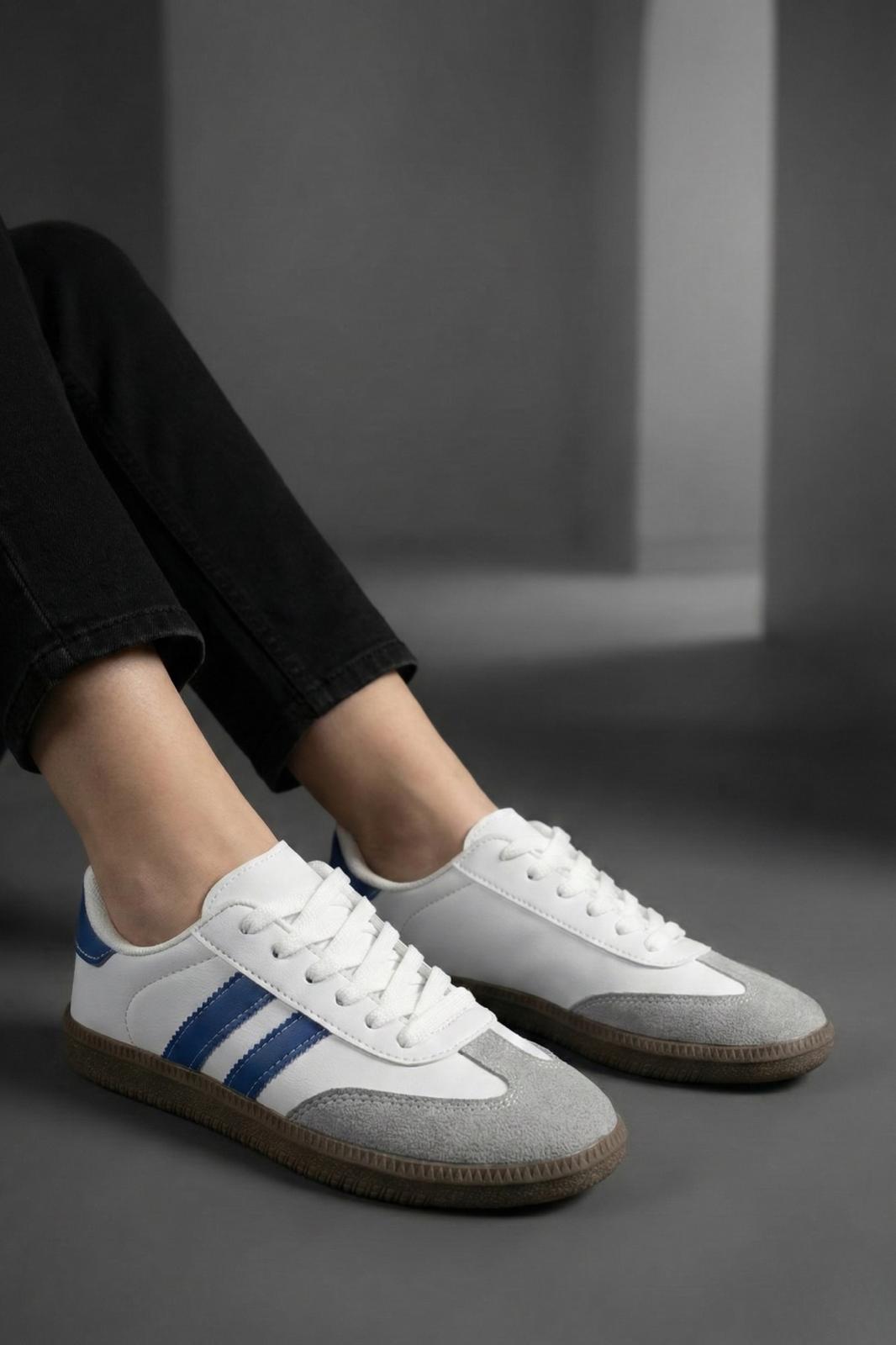 Sany Retro Hafif Rahat Taban Bağcıklı Kadın Sneaker