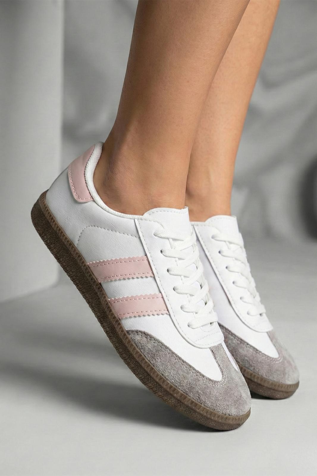 Sany Retro Hafif Rahat Taban Bağcıklı Kadın Sneaker