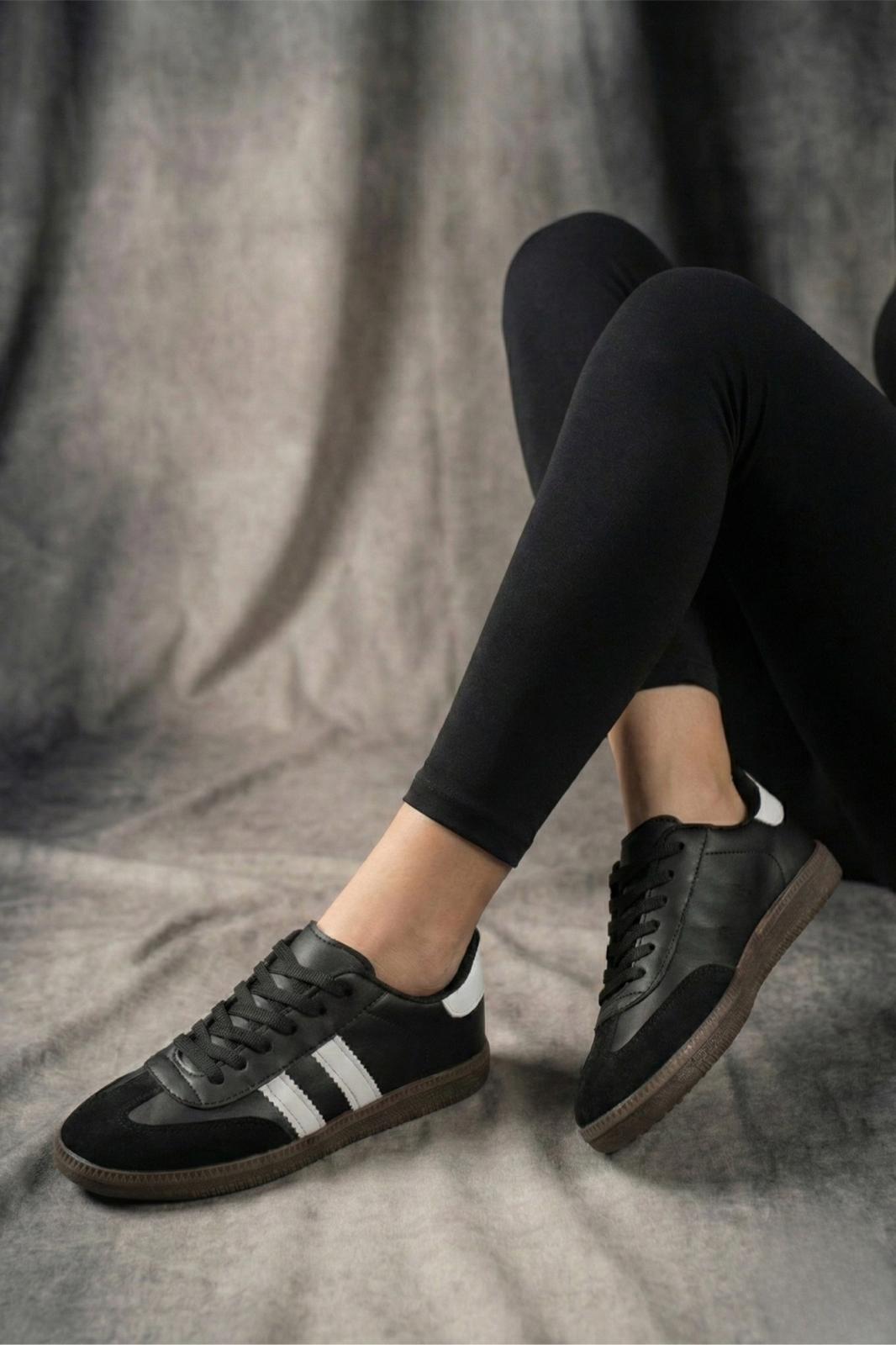 Sany Retro Hafif Rahat Taban Bağcıklı Kadın Sneaker
