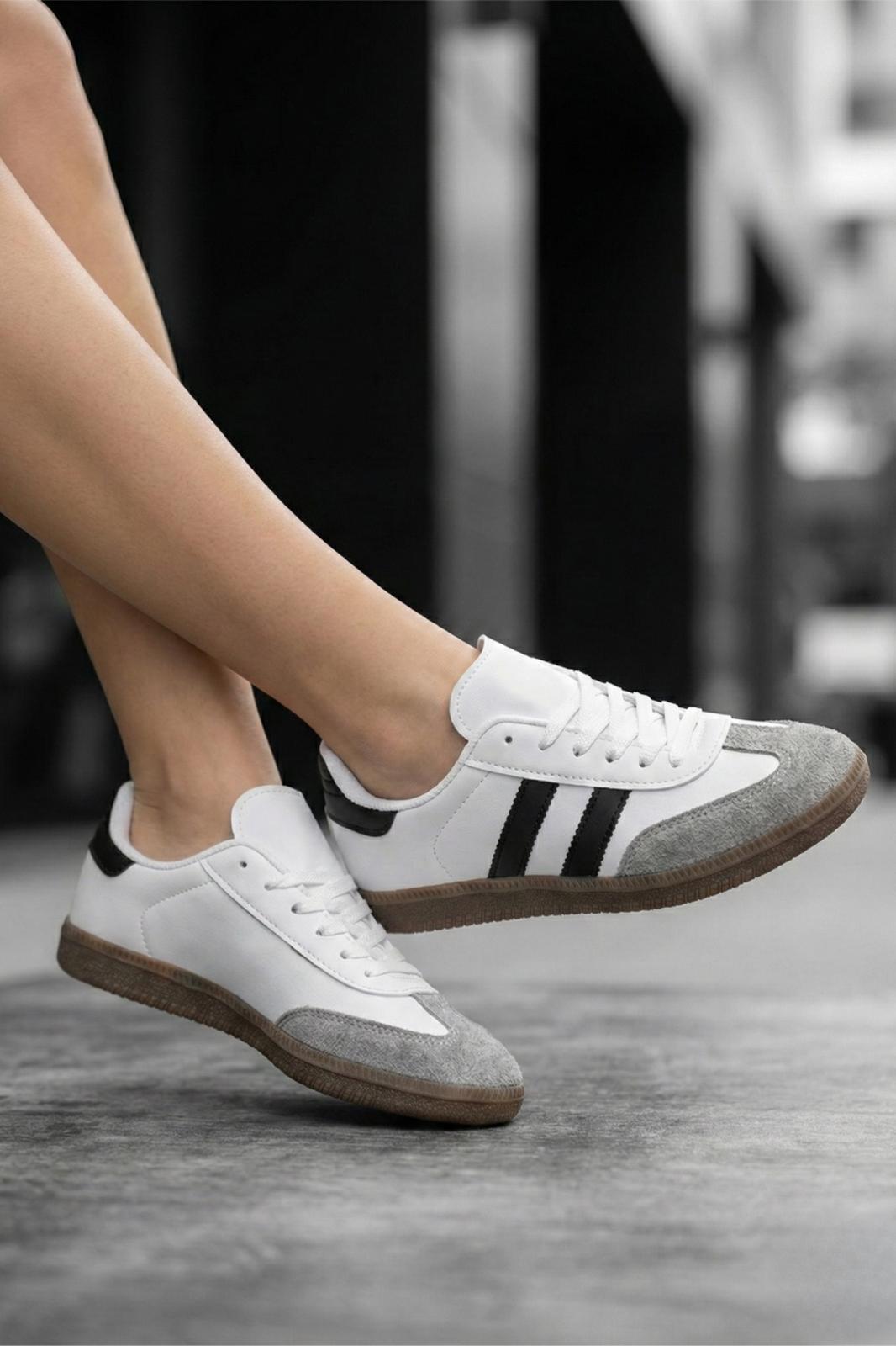 Sany Retro Hafif Rahat Taban Bağcıklı Kadın Sneaker