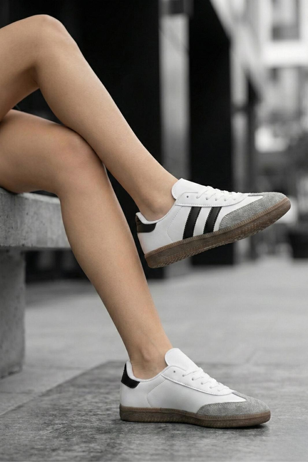 Sany Retro Hafif Rahat Taban Bağcıklı Kadın Sneaker