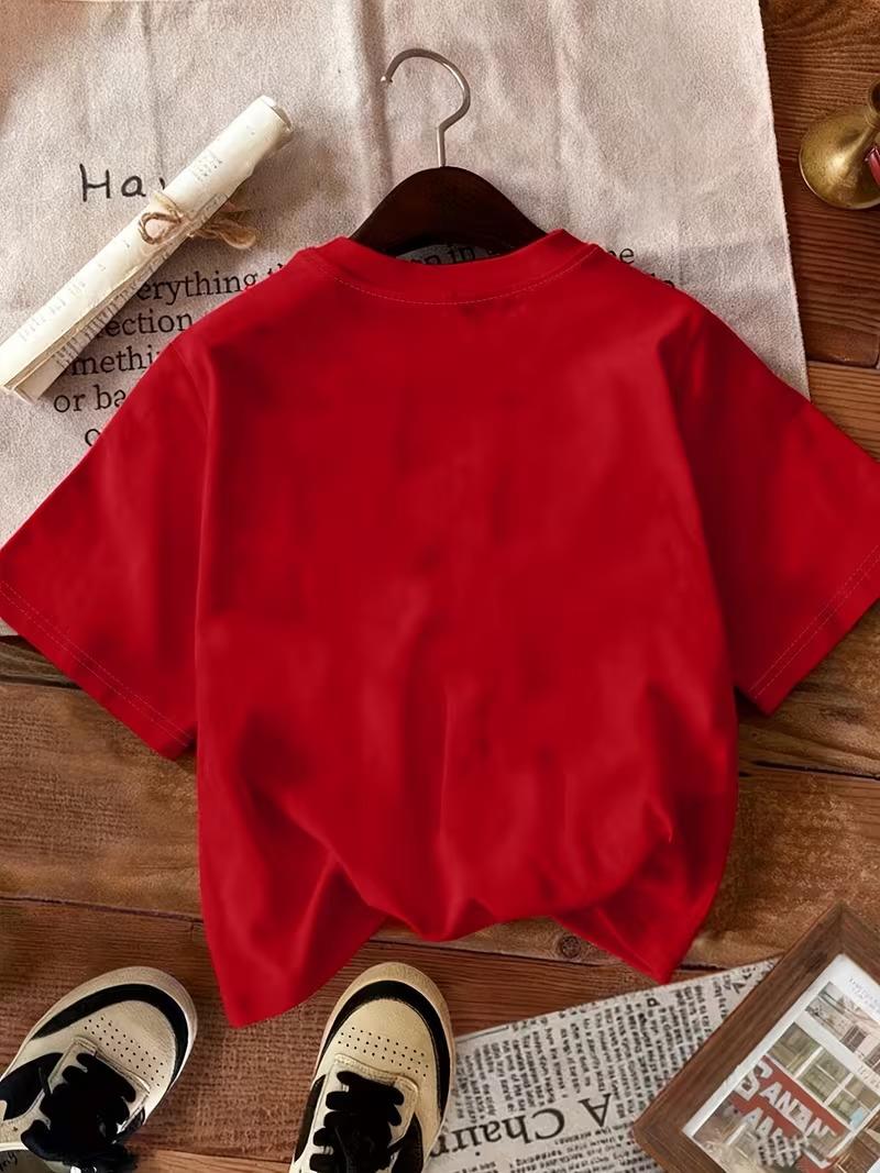 Sevimli Panda Grafikli İpli Cep Detaylı Kısa Kollu Oversize Unisex Bisiklet Yaka Tişört