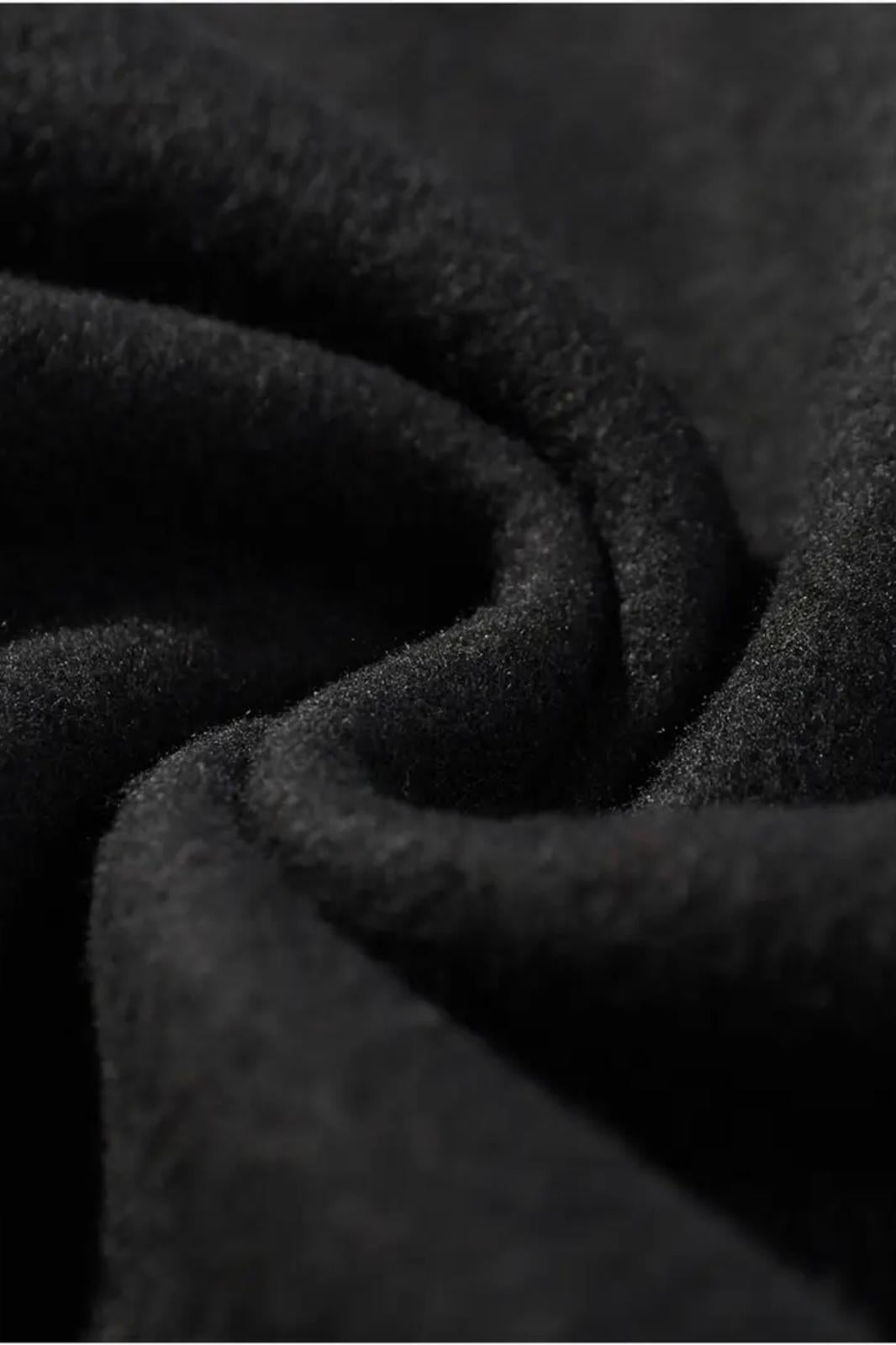 Siluet Kedi Sırt Baskılı İçi Pamuklu Unisex Sweatshirt