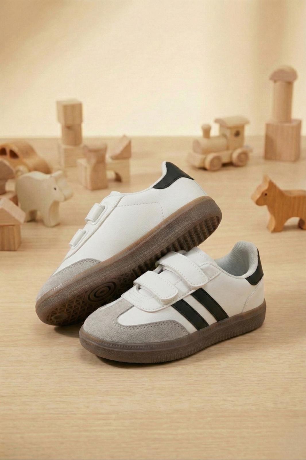 Smb Bantlı Cırtlı Unisex Retro Stil Çocuk Spor Ayakkabı Konforlu Adımlar Şık Tasarım