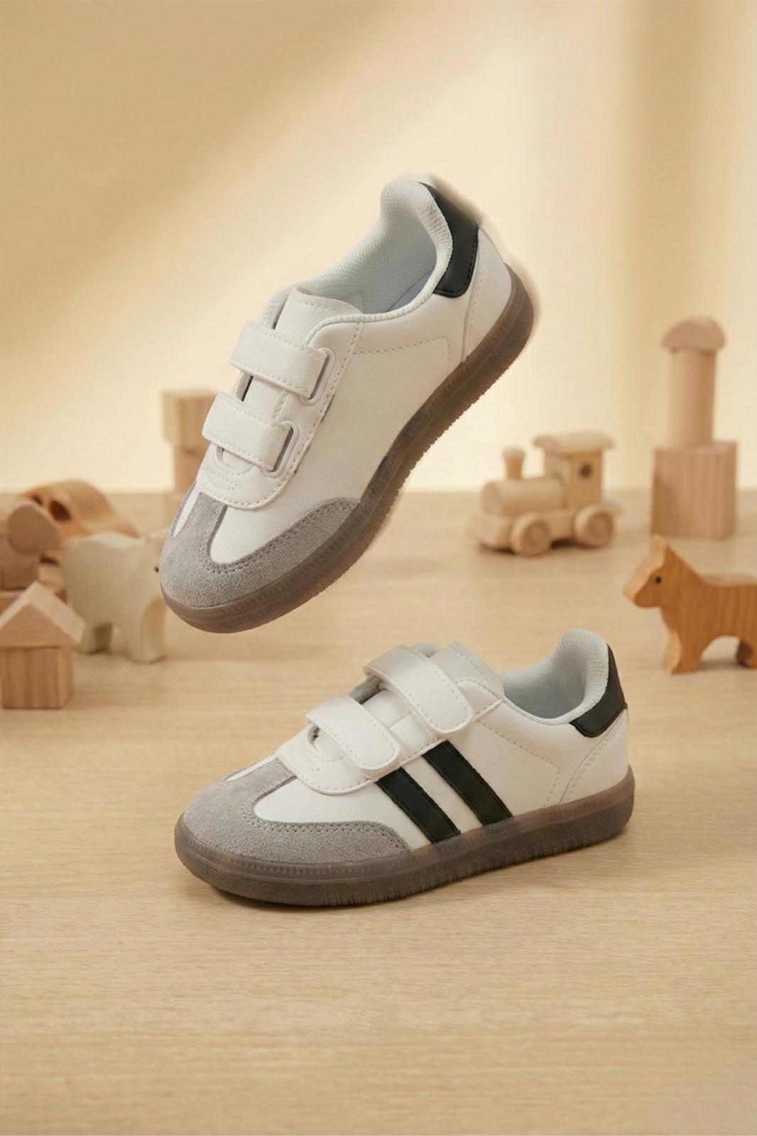 Smb Bantlı Cırtlı Unisex Retro Stil Çocuk Spor Ayakkabı Konforlu Adımlar Şık Tasarım