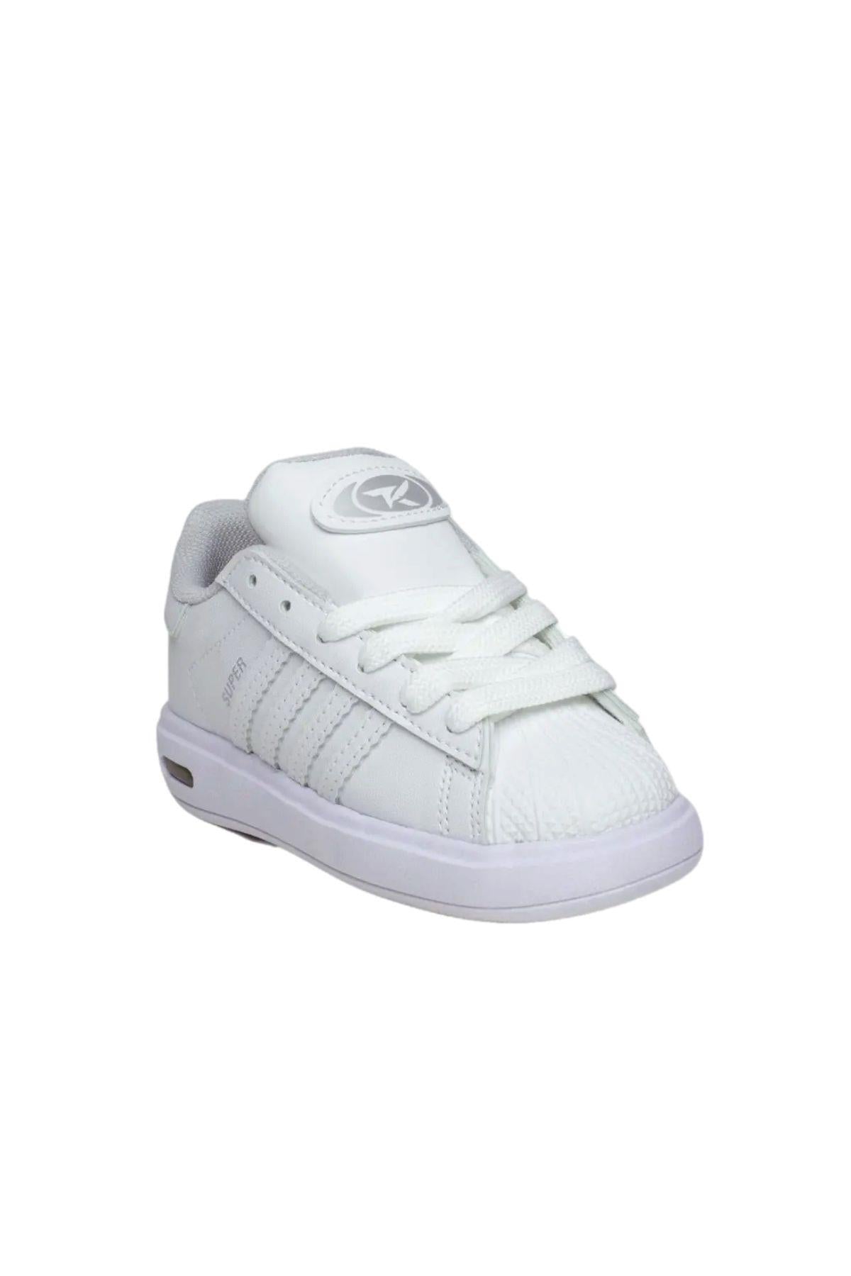 Supers Kaymaz Tabanlı Unisex Işıklı Çocuk Spor Ayakkabı