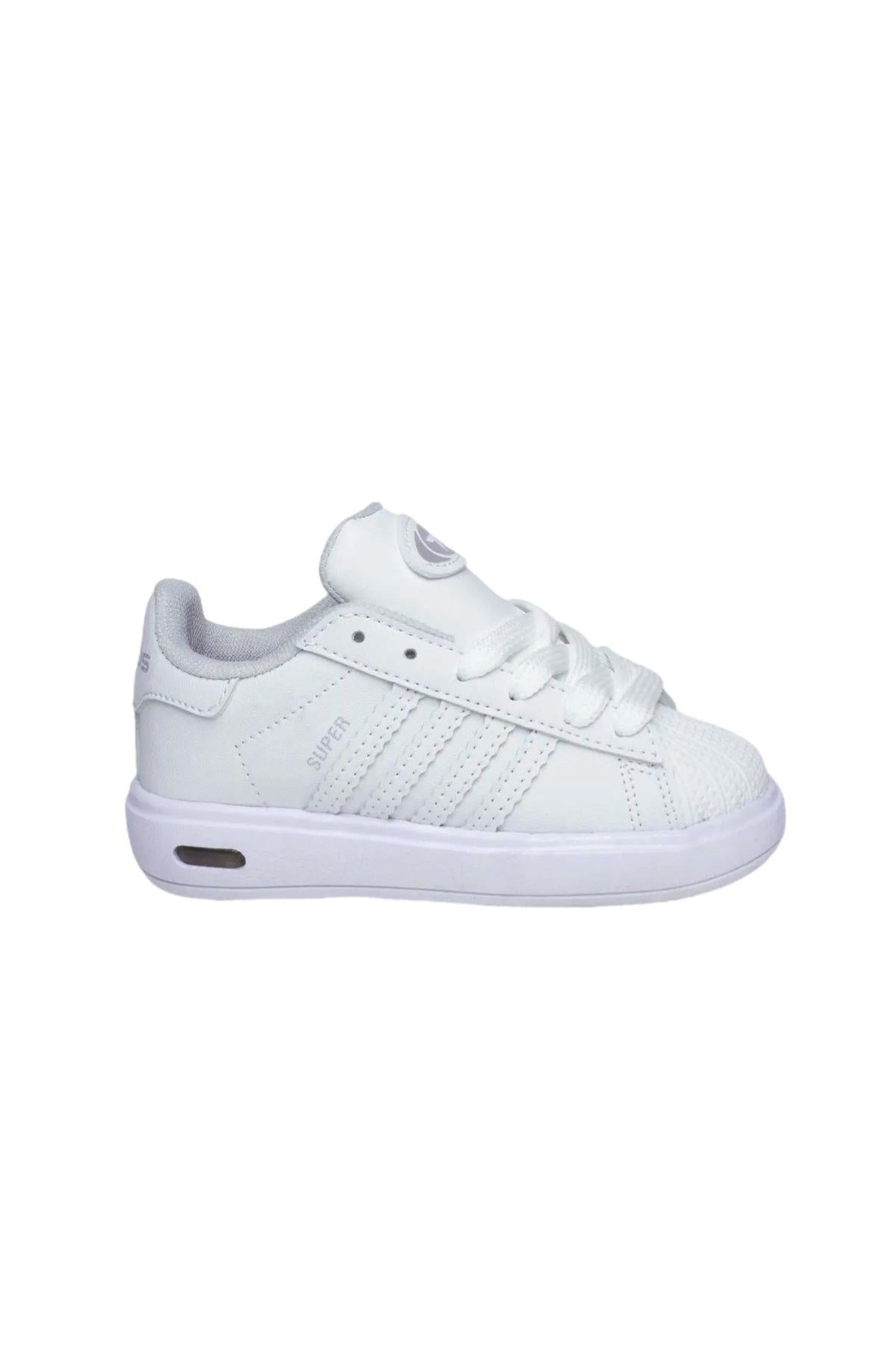 Supers Kaymaz Tabanlı Unisex Işıklı Çocuk Spor Ayakkabı