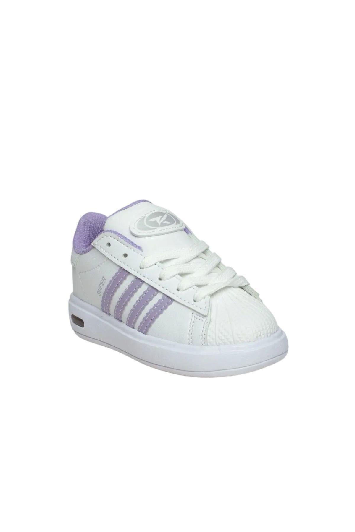 Supers Kaymaz Tabanlı Unisex Işıklı Çocuk Spor Ayakkabı