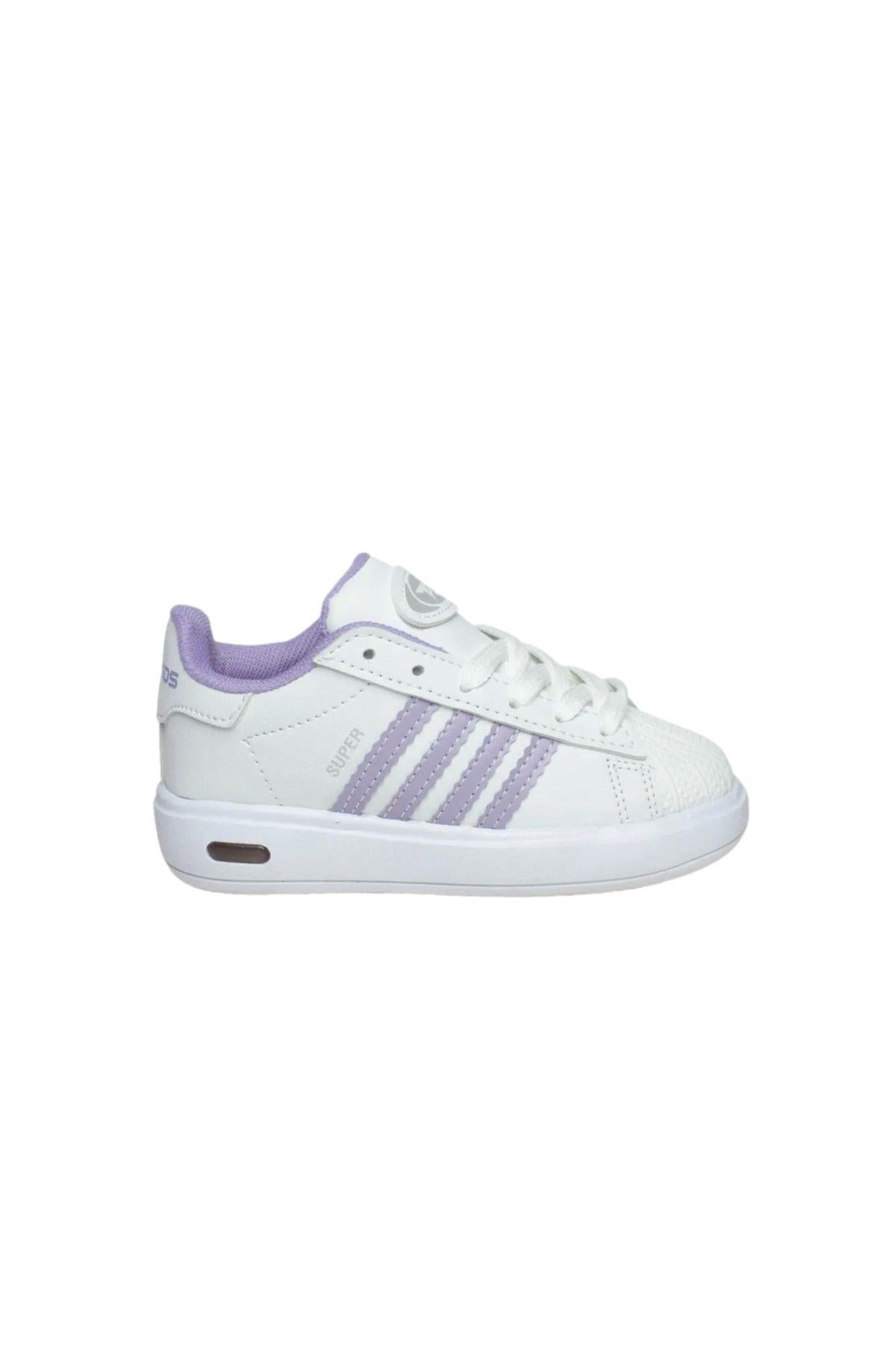 Supers Kaymaz Tabanlı Unisex Işıklı Çocuk Spor Ayakkabı
