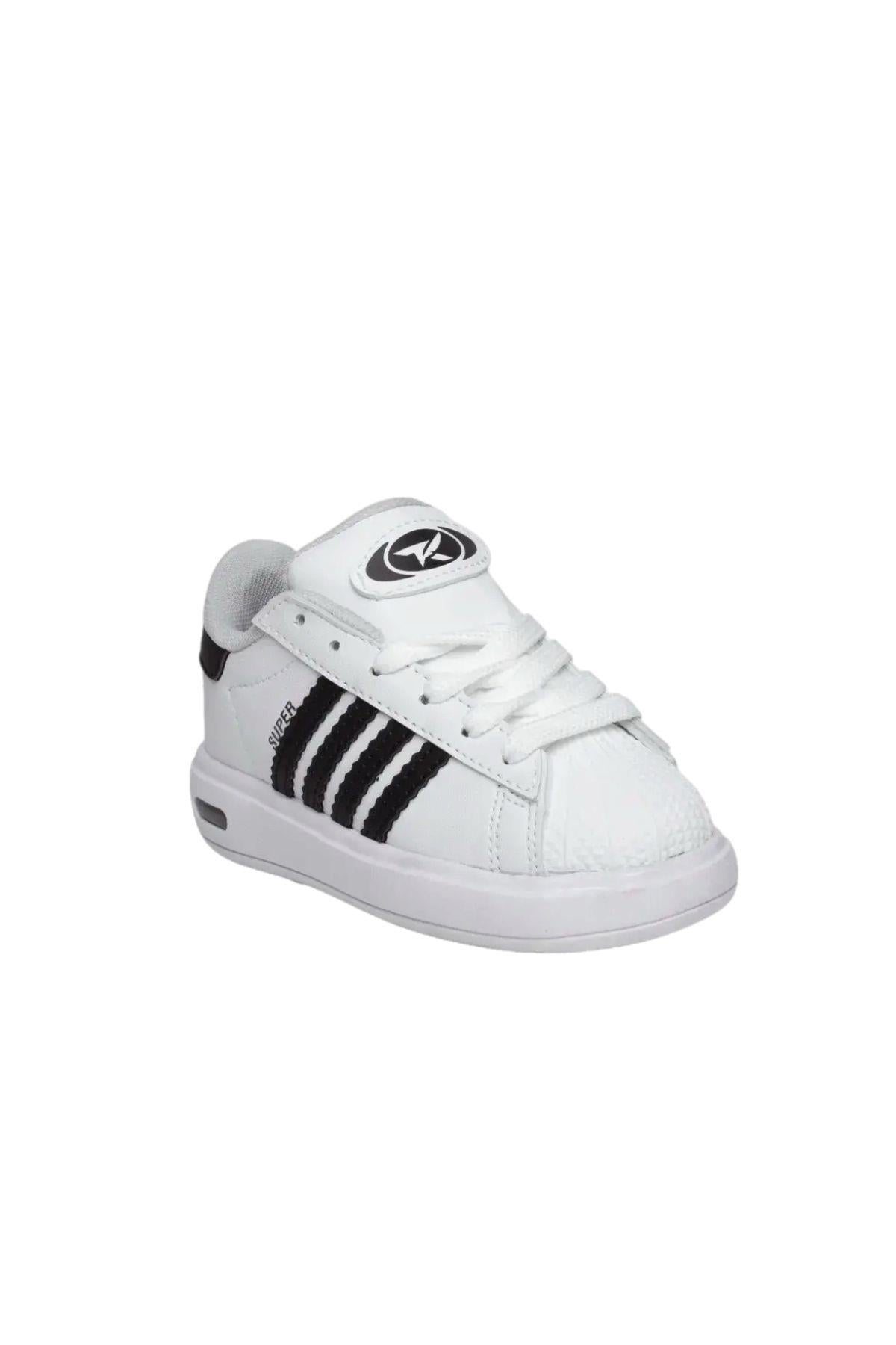 Supers Kaymaz Tabanlı Unisex Işıklı Çocuk Spor Ayakkabı