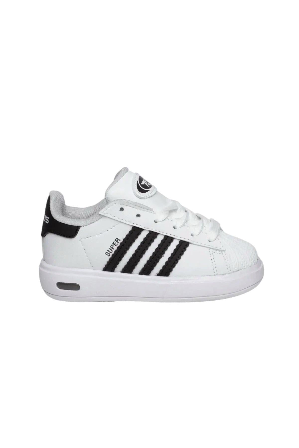 Supers Kaymaz Tabanlı Unisex Işıklı Çocuk Spor Ayakkabı