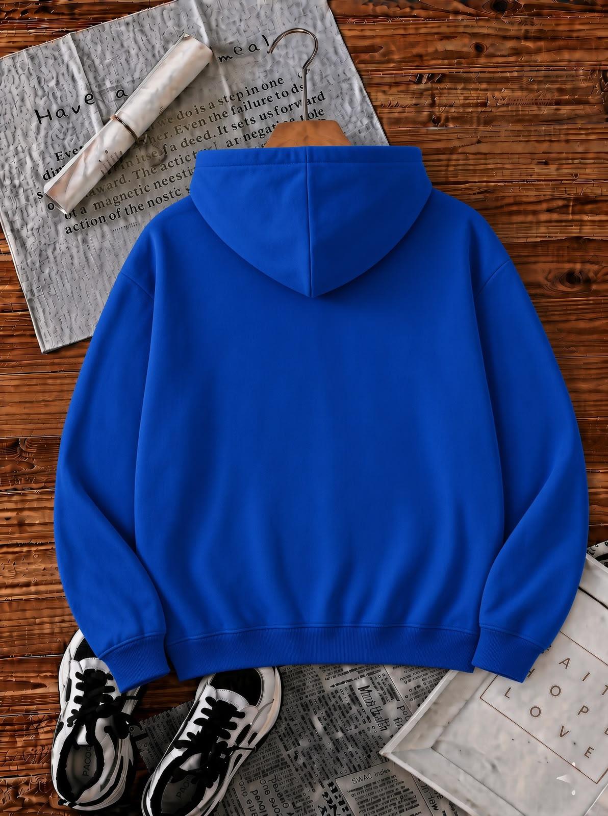 Sw Moooody Sevimli İnek Ön Baskılı Unisex Oversize Kapüşonlu Sweatshirt - Hoodie