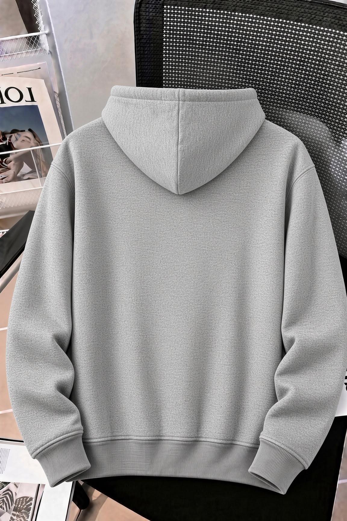 Sw Papatya Kadın Ön Baskılı Oversize Kapüşonlu Sweatshirt Kanguru Cepli İki İplik Şardonlu Hoodie