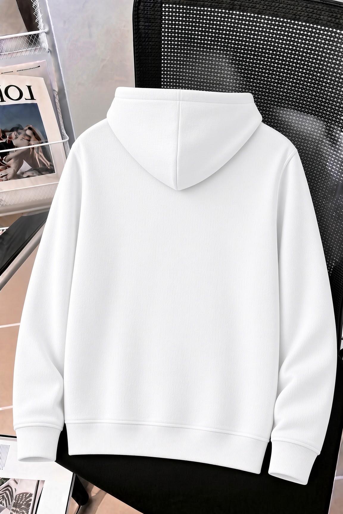 Sw Papatya Kadın Ön Baskılı Oversize Kapüşonlu Sweatshirt Kanguru Cepli İki İplik Şardonlu Hoodie