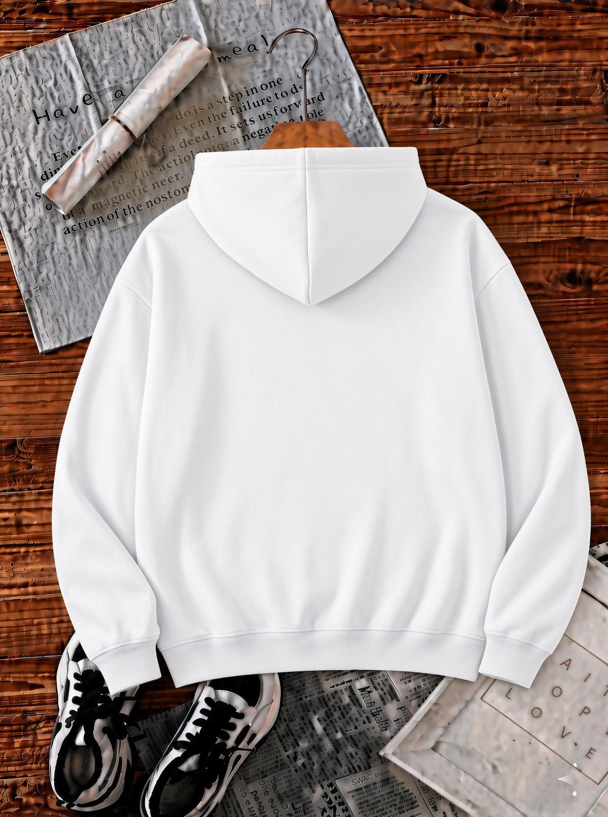 Sw Strawberries Yes, Please." Ön Baskılı Renkli Kadın Kapüşonlu Sweatshirt