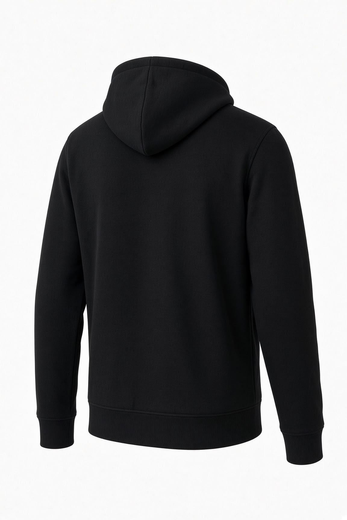 Moxy Unisex Fermuarlı Kapüşonlu İki İplik Şardonlu Sweatshirt Rahat Kalıp Kanguru Cepli Basic Hırka