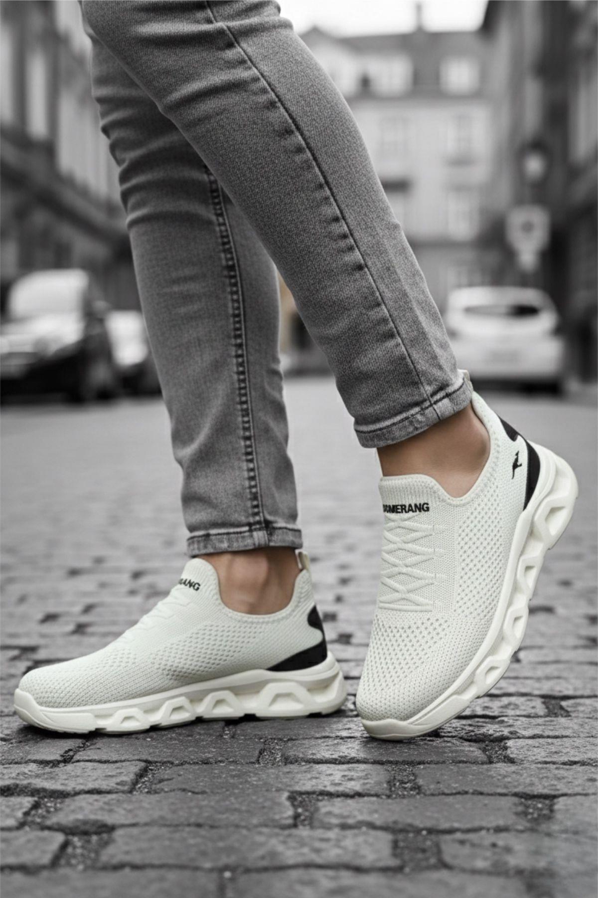 Wnd 4106 Slip On Nefes Alan Kalın Taban Erkek Sneaker