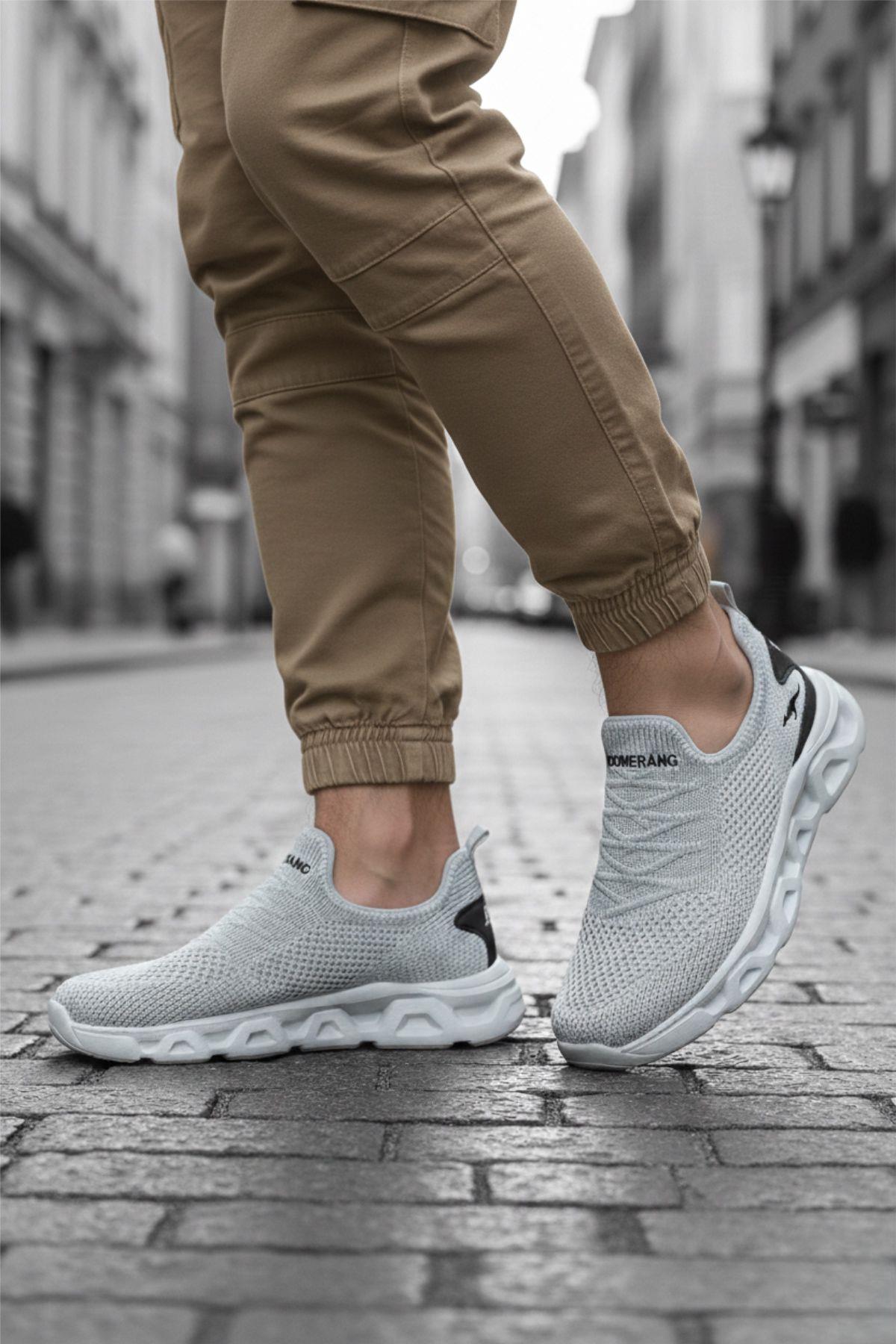 Wnd 4106 Slip On Nefes Alan Kalın Taban Erkek Sneaker