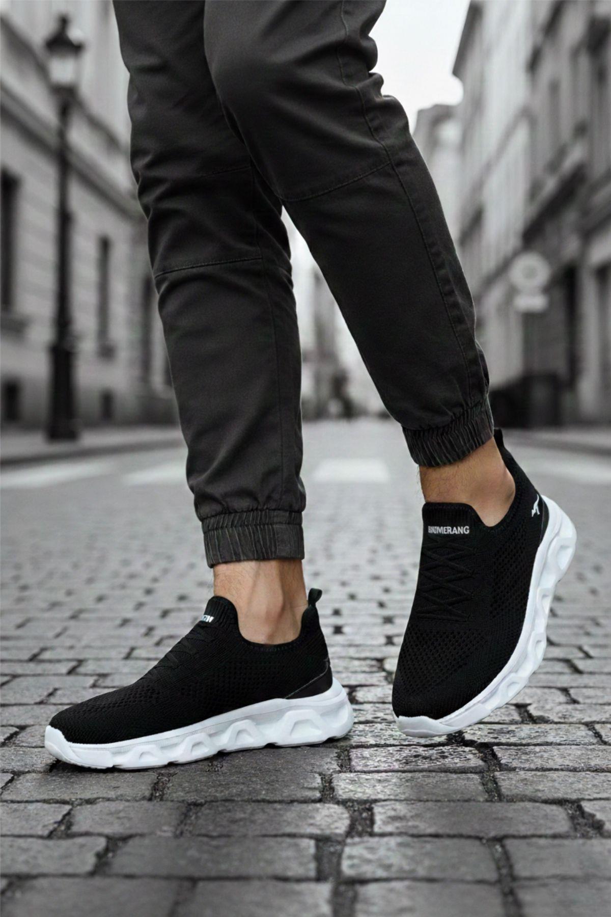 Wnd 4106 Slip On Nefes Alan Kalın Taban Erkek Sneaker