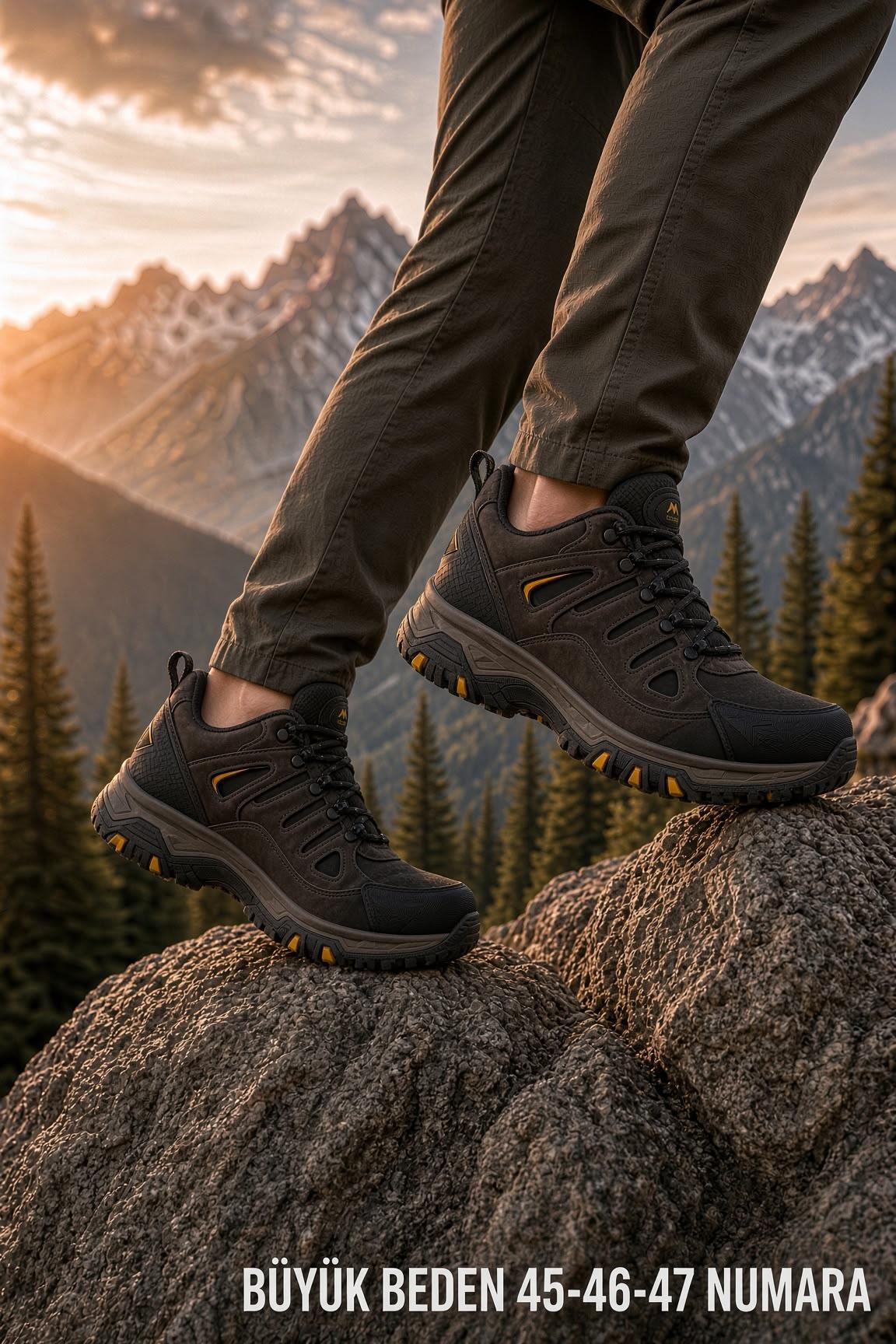 Wnf 3031 Erkek Büyük Beden Outdoor Bot Spor Ayakkabı Trekking ve Doğa Yürüyüşü Ayakkabısı (45-46-47 Numara)