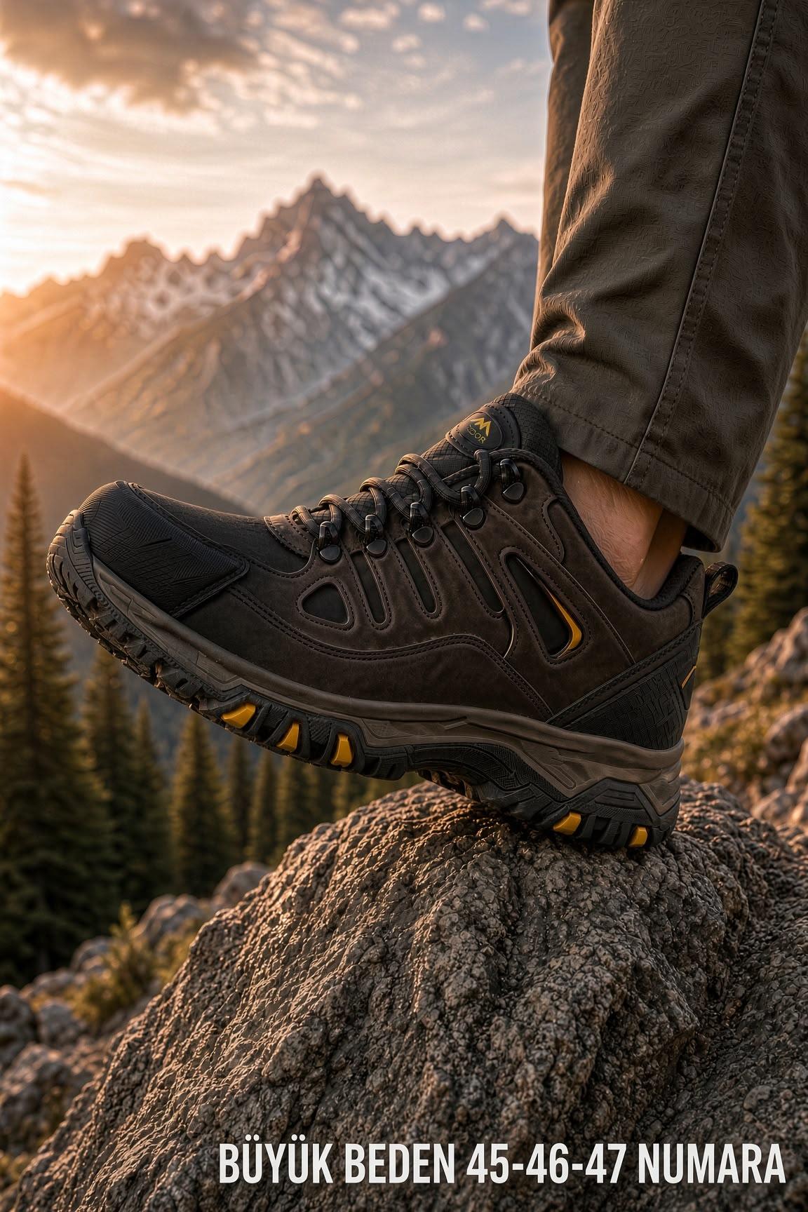 Wnf 3031 Erkek Büyük Beden Outdoor Bot Spor Ayakkabı Trekking ve Doğa Yürüyüşü Ayakkabısı (45-46-47 Numara)