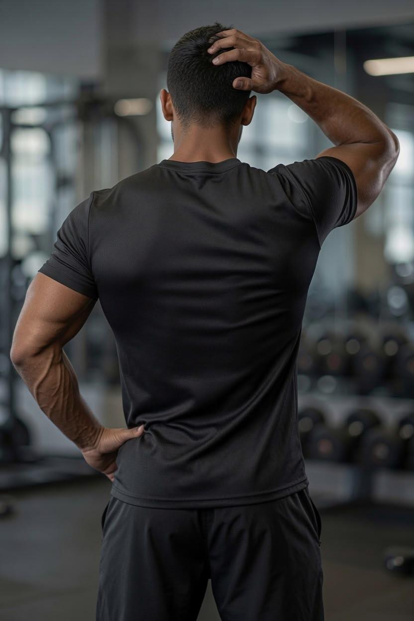 Xylons Mikro Polyester Nefes Alabilen Hafif Perform Antrenman Sporcu Erkek Tshirt