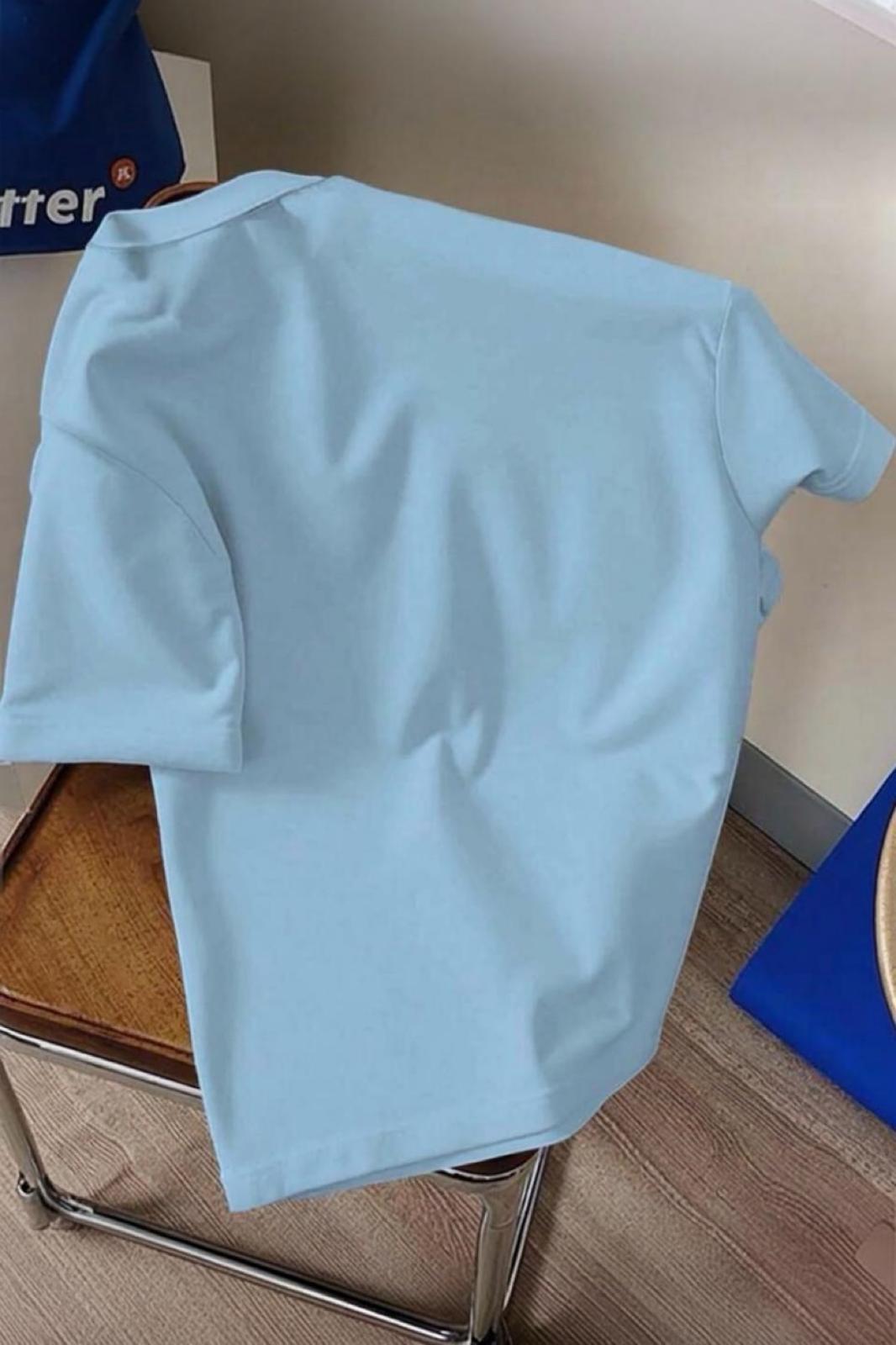 Yorgun Kedi İllüstrasyonlu Unisex Tasarım Tişört