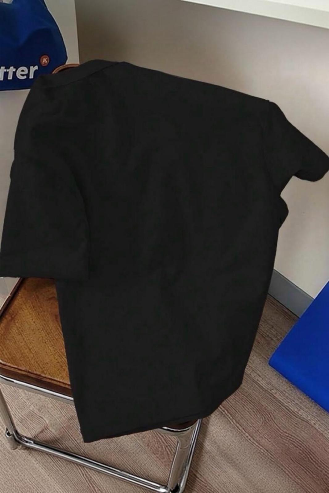 Yorgun Kedi İllüstrasyonlu Unisex Tasarım Tişört
