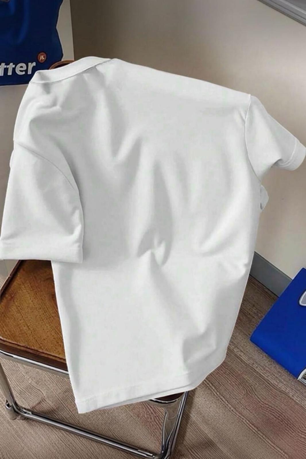 Yorgun Kedi İllüstrasyonlu Unisex Tasarım Tişört