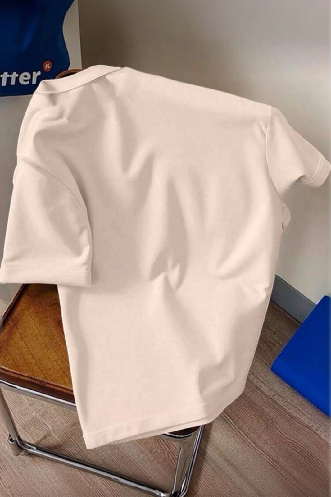 Yorgun Kedi İllüstrasyonlu Unisex Tasarım Tişört